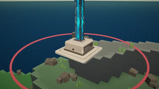 AI-generated 3D model of the evaporator building from Endtide